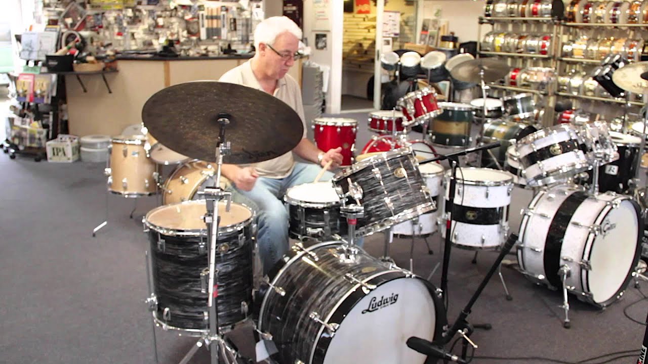 Ludwig 90th Anniversary Drum Set # 61 of 100 Made - Black Oyster Pearl RINGO!!