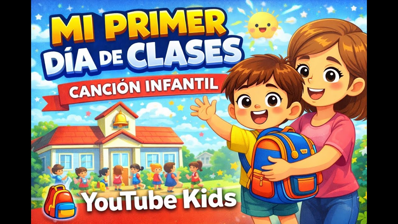 Mi Primer Día de Clases 🎒 | Canción Infantil | Regreso a Clases | YouTube Kids