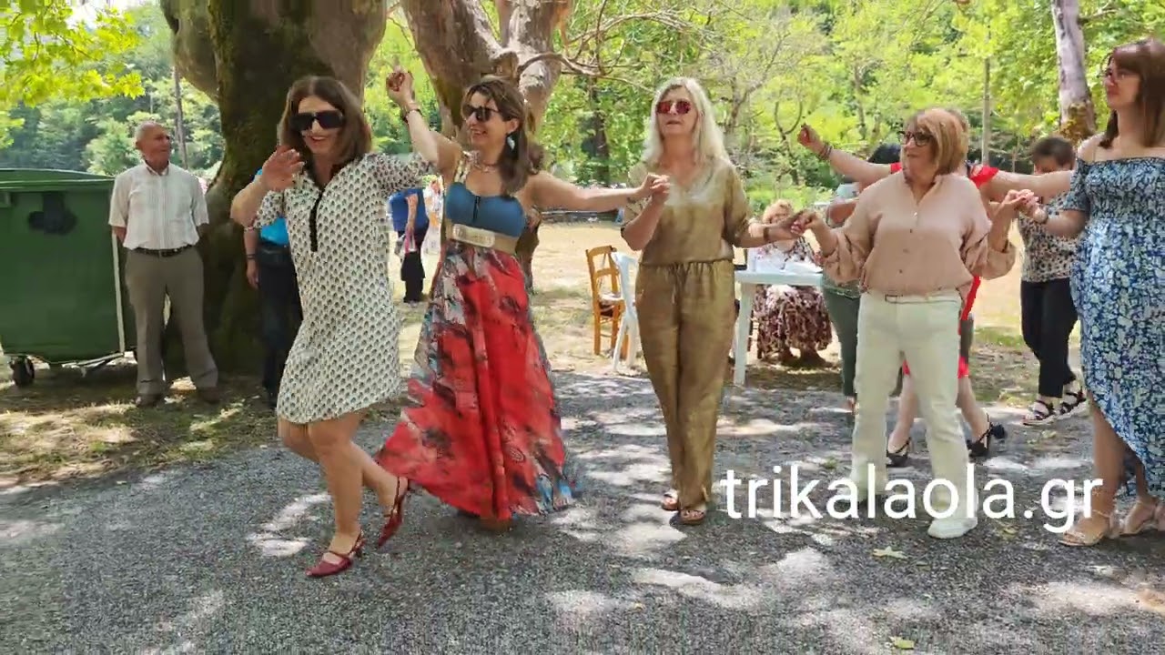 Βαθύρρευμα Τρικάλων πανηγύρι Αγίου Πνεύματος εξωκλήσι παραδοσιακό γλέντι χορός μέρος 3ο Δευ 9-6-2025