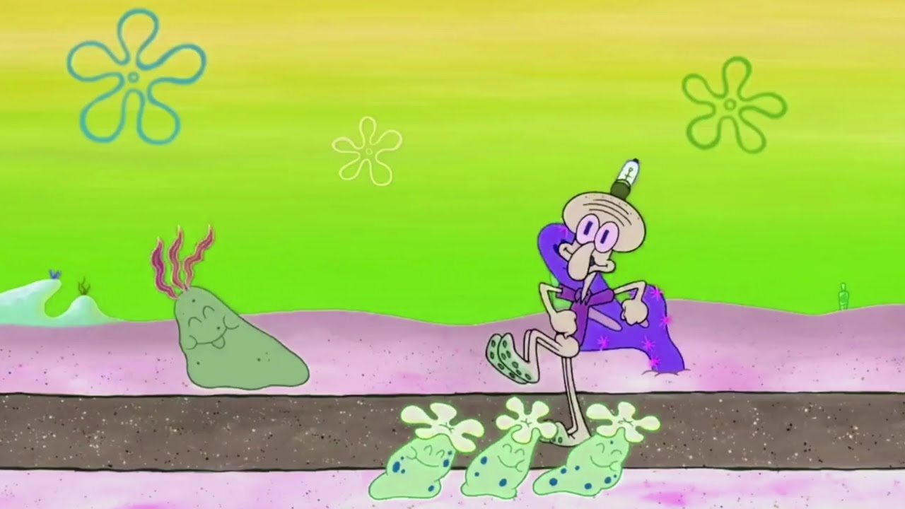 Squidward Can’t Stop His Happy Song… Things Get Crazy! / JTS Animation 
