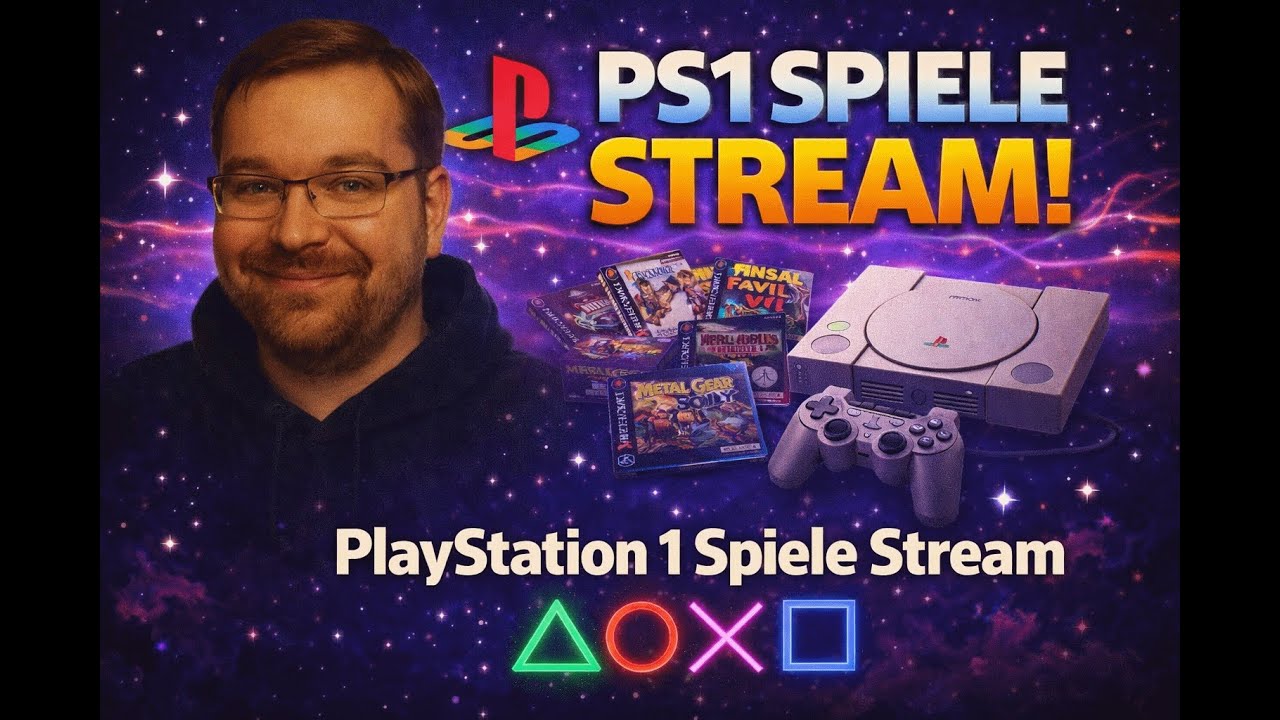 Ab 20 Uhr - PlayStation 1 Klassiker – Sonys erste Konsole!