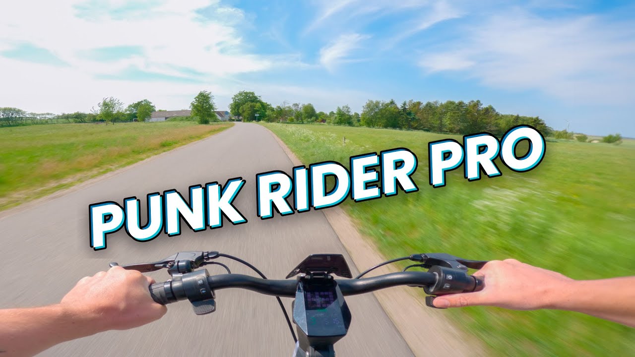 Punk Rider Pro Electric Scooter Ride Test