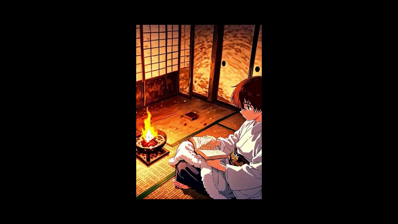 🎵 Ambient Zen LoFi Music | 📔 Focus, Study, or Relaxing with Soft Rain and Fire Sounds Vol. 38