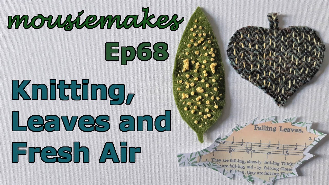 Episode 68: Knitting, Leaves and Fresh Air | #the100dayproject | #yearofgnomes | A walk in Weardale