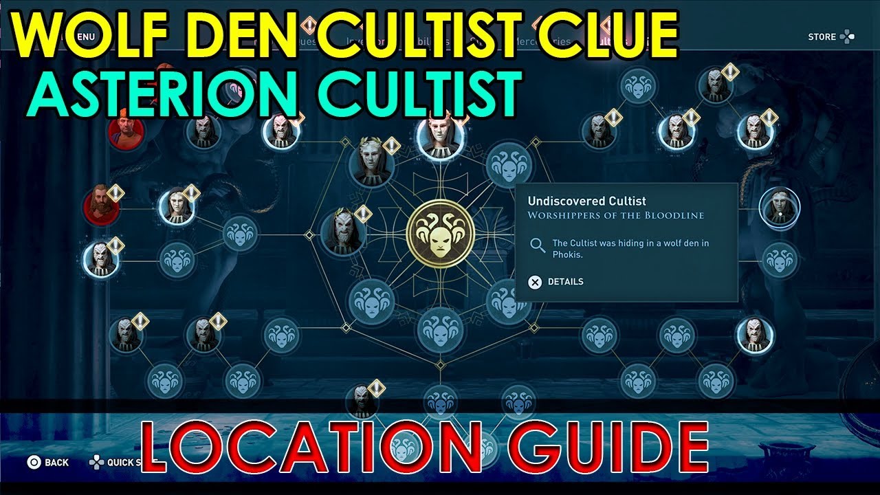 How To Find Wolf Den In Phokis Location (Cultist Clue) Asterion Guide -  Assassin's Creed Odyssey