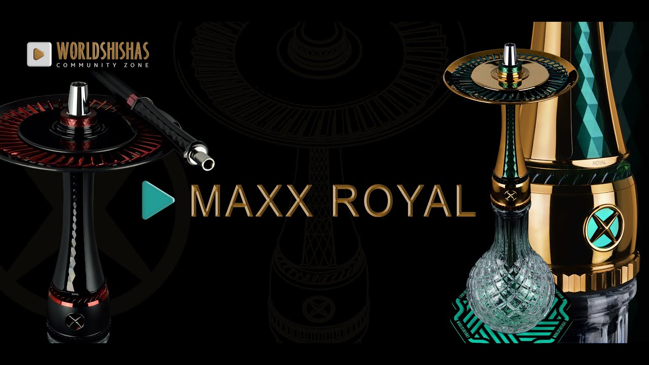 CACHIMBA MAXX ROYAL | Un símbolo de elegancia y calidad | Fabricada por Blade Hookah