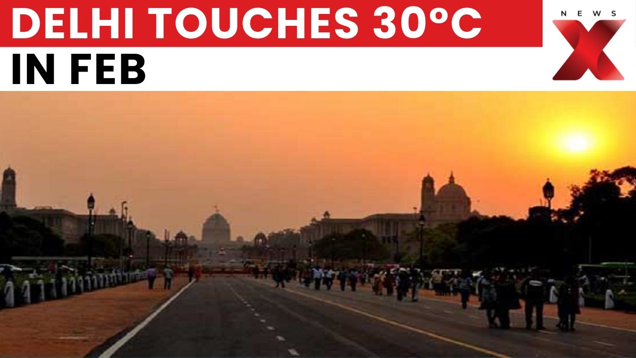 Delhi Sizzles in February Heatwave, Temperatures Near 30&deg;C Mark Early Summer Shift