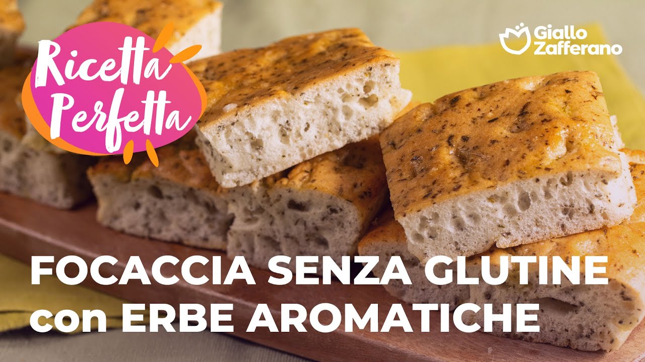 FOCACCIA SENZA GLUTINE con ERBE AROMATICHE - RICETTA PERFETTA😍🌿