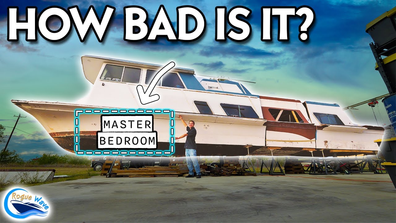 Разборка главной спальни. Реставрация плавучего дома продолжается!