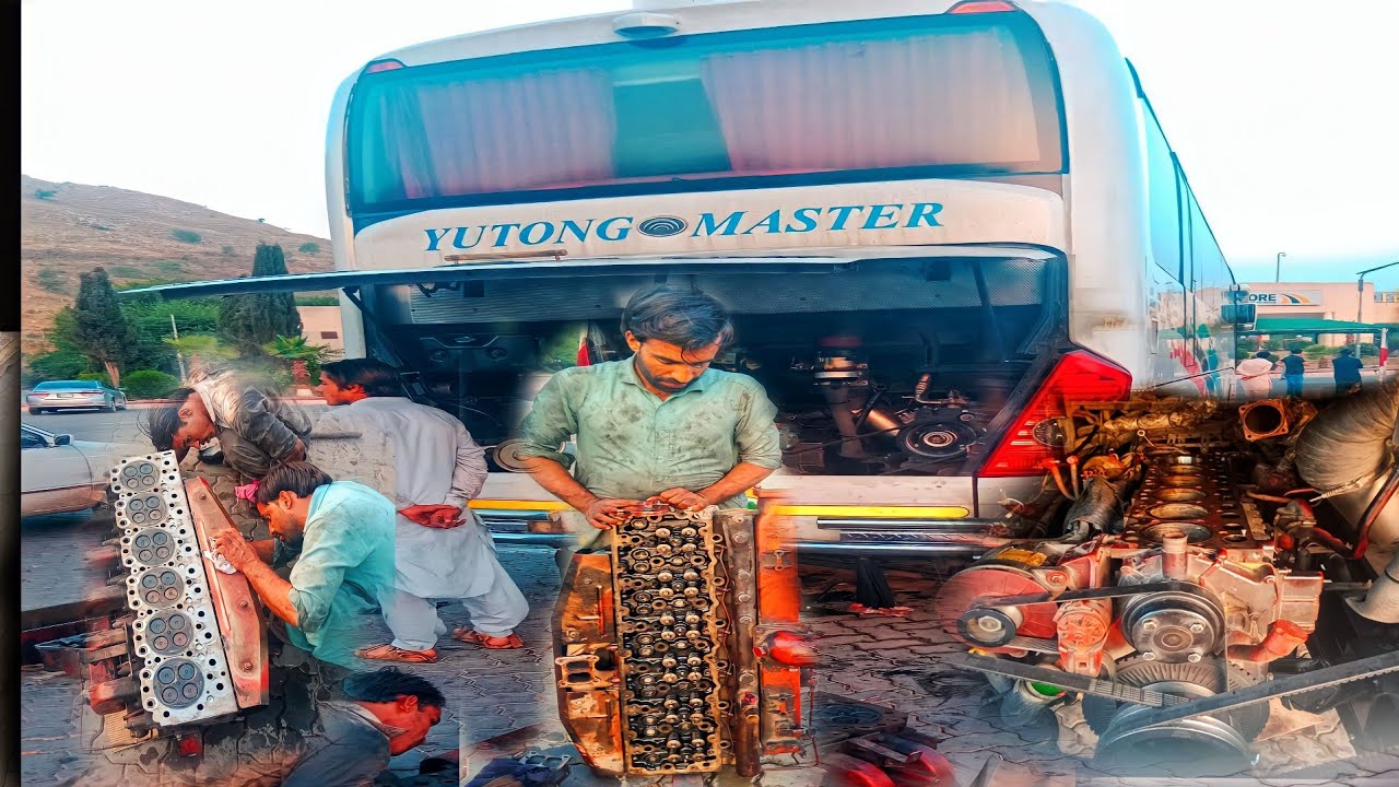 How to Repair Yuchai Engine | Yutong Bus Yuchai Engine Overhaul | Pakistani Mechanic