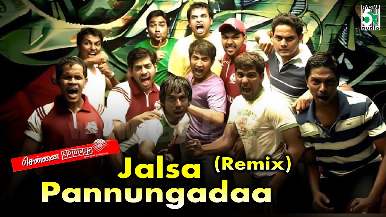 Jalsa Pannungada Remix Lyrics Song | Chennai-600028 | Yuvan | Premgi Amaren | Gangai Amaran