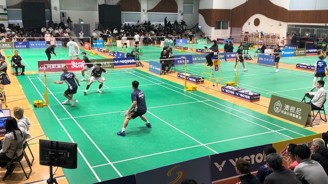 2026第一次甲組排名賽男雙四強合庫賴柏佑/蔡富丞vs亞柏黃睿璿/何志偉