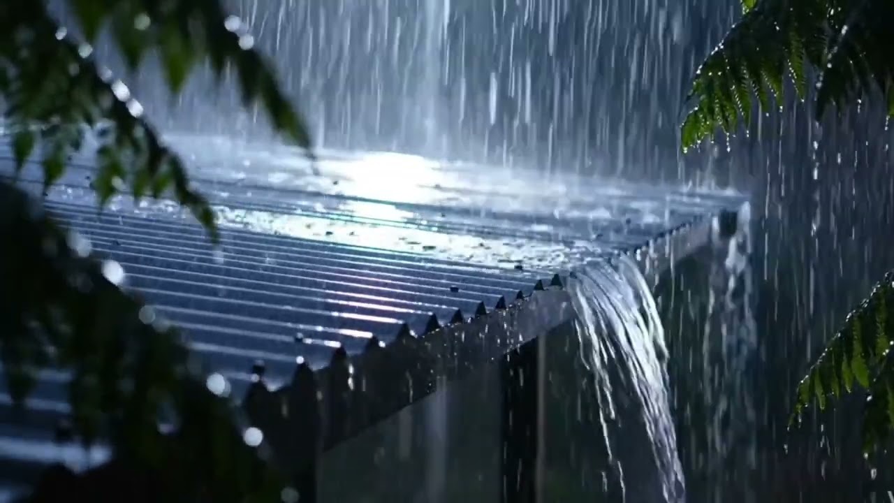 Heavy Rain Sounds for Studying and Concentration | Deep Focus White Noise