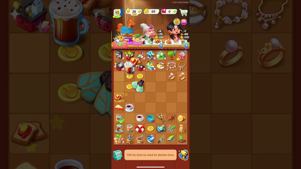 Gossip harbor | merge game | satisfying morning coffee #gossipharbor #games #shorts
