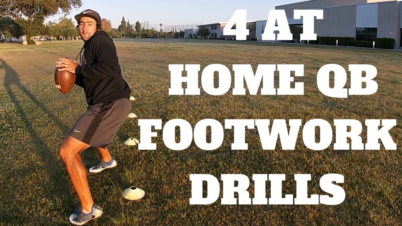 4 AT HOME QB Footwork Drills