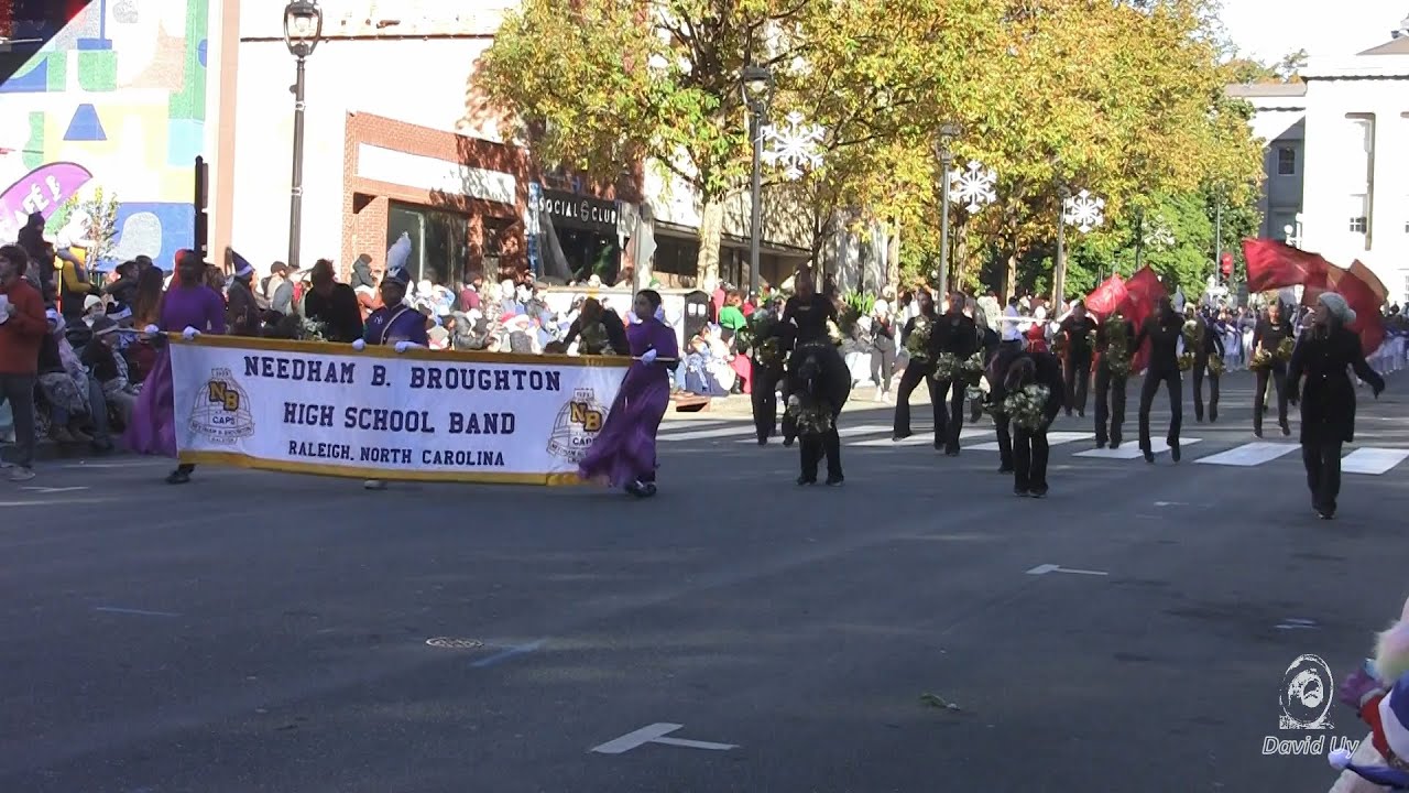 Broughton High School in the 2024 Raleigh Christmas Parade