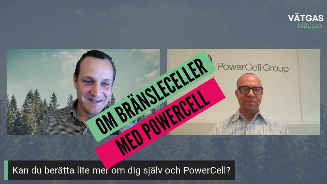 Om bränsleceller med Andreas Bodén, CTO på PowerCell