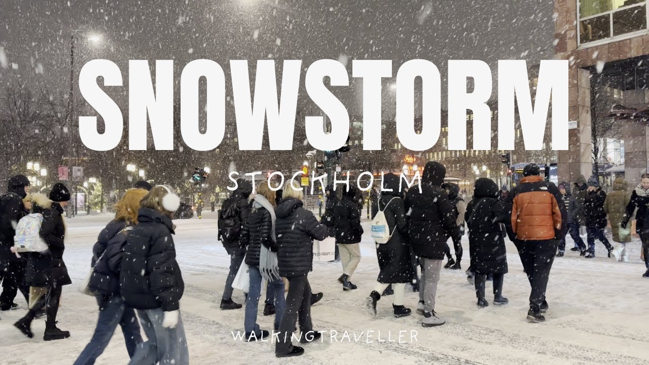 Extreme Snowstorm in Sweden | Winterwonderland