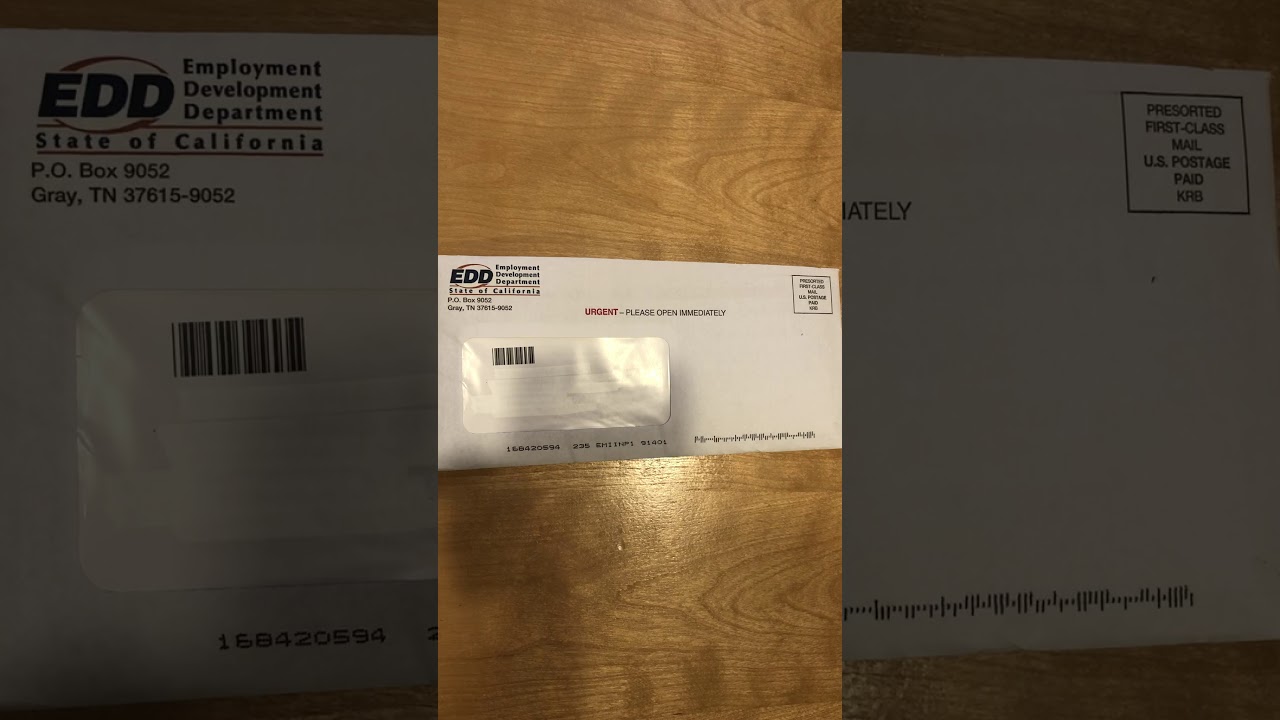 EDD Unemployment Benefits Debit Bank Of America Card. California. Claim is finally paid!
