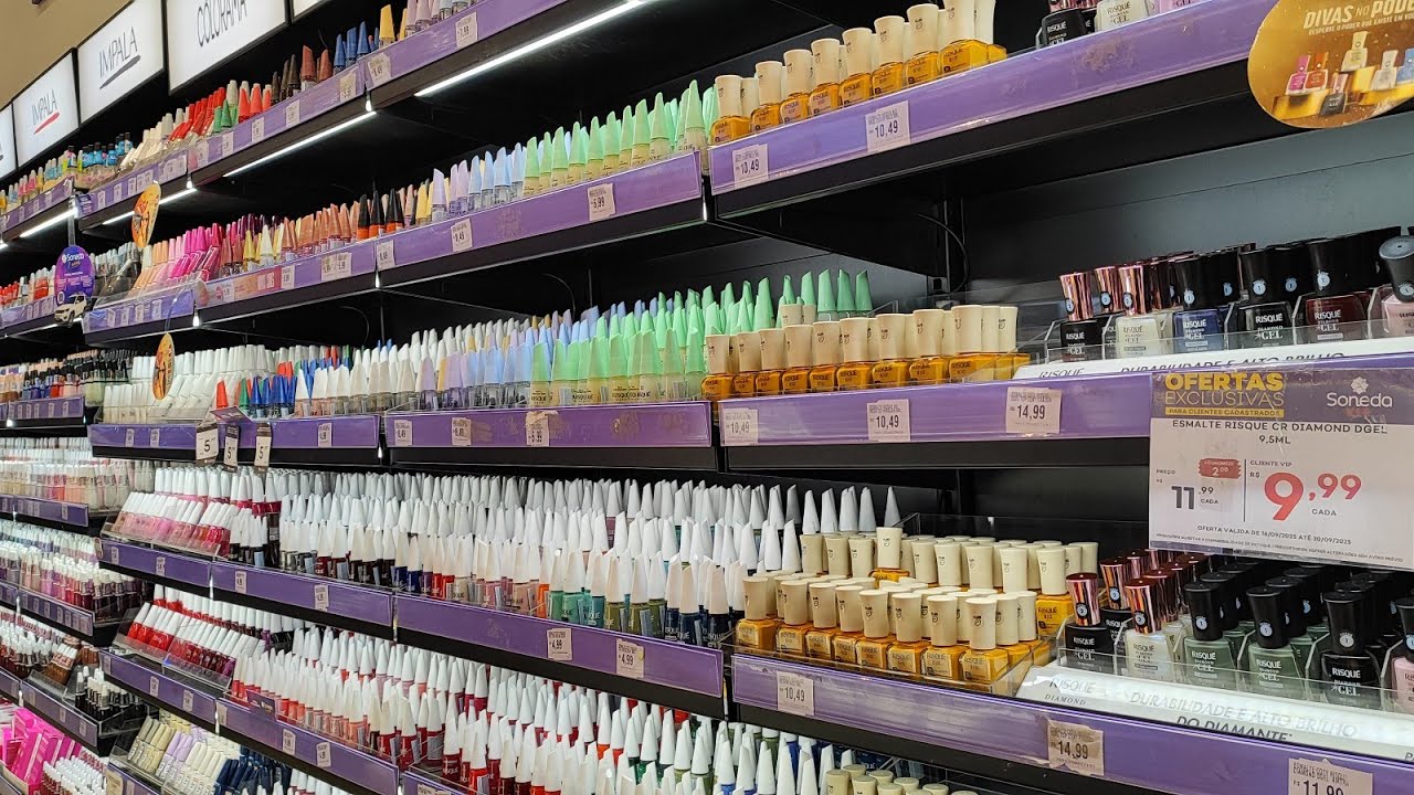 PASSEIO NA PERFUMARIA DA AV. PAULISTA MOSTRANDO MUITOS ESMALTES E PRODUTOS DA DAISO 