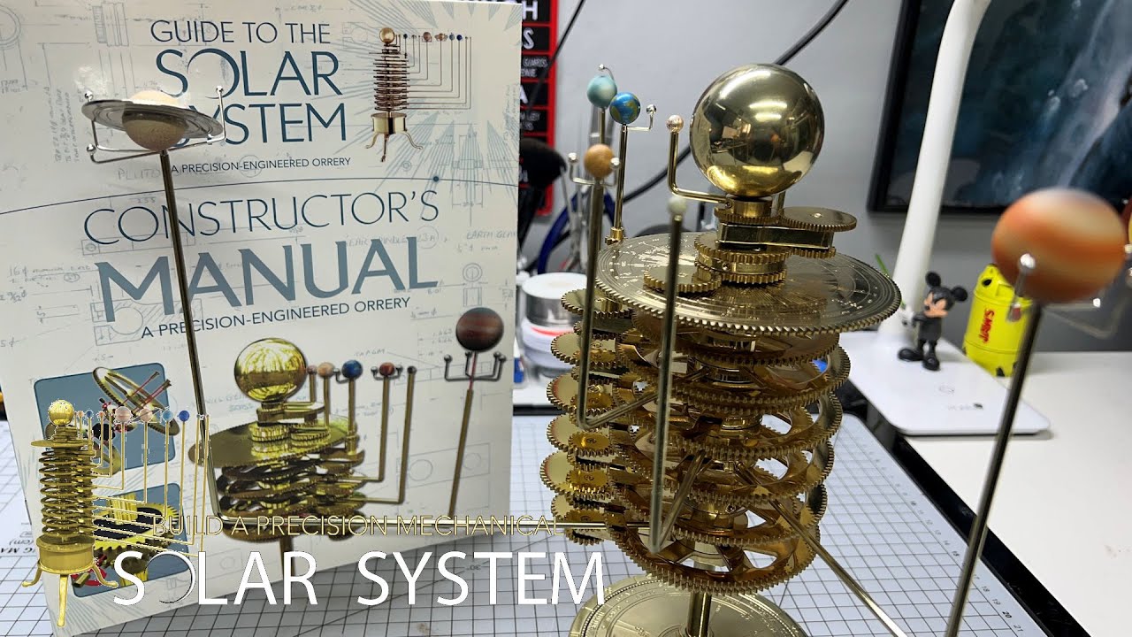 Build a Model Solar System Orrery - Stages 7-8 - Saturn and Uranus