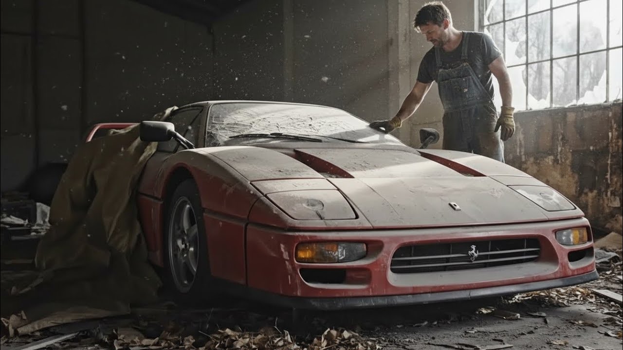 ASMR CAR Restoration | Ferrari F40 1989 from abandoned condition to looking New ! #restoration #car