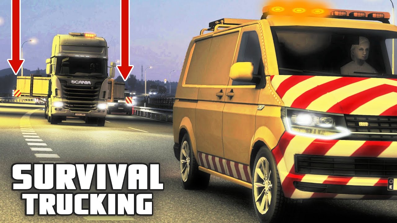 CONVOI EXCEPTIONNEL! | SURVIVAL TRUCKING | DAY 18