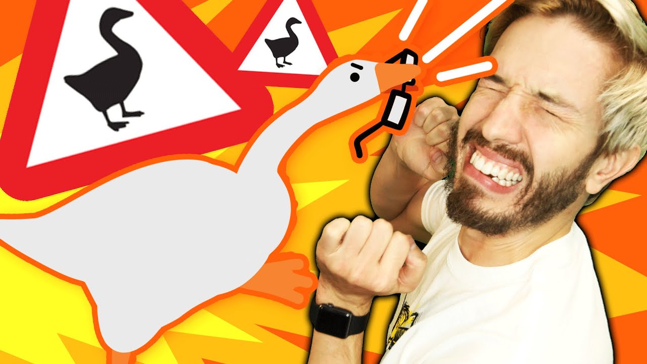 Savage Goose Attacks Man!