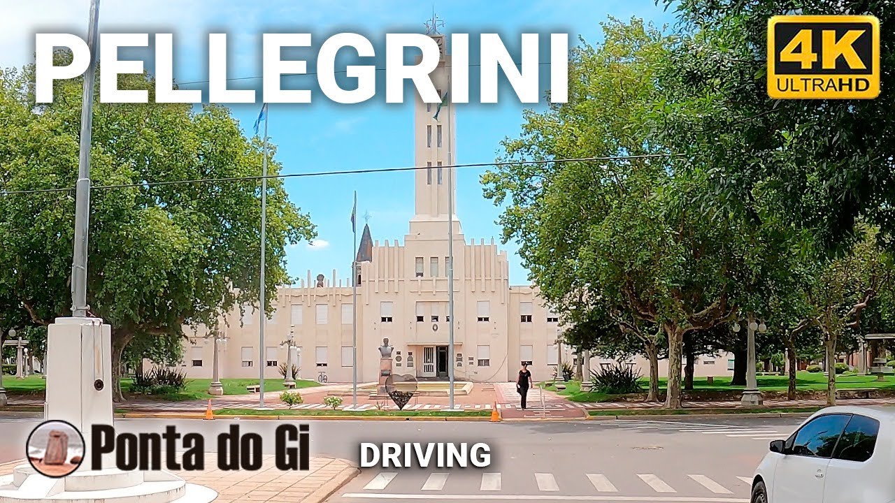 [4K] CIUDAD de PELLEGRINI [hermosa y tranquila] #driving TOUR virtual 2023 BUENOS AIRES - ARGENTINA