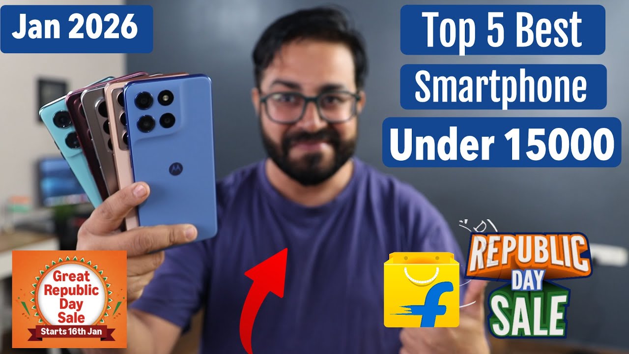 Top 5 Best Phone Under 15000 in Flipkart Republic Day Sale 2026