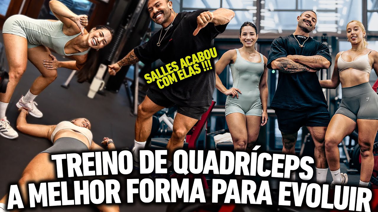 O MELHOR TREINO PARA EVOLUIR OS SEUS QUADRÍCEPS - SALLES PEGOU PESADO !!!