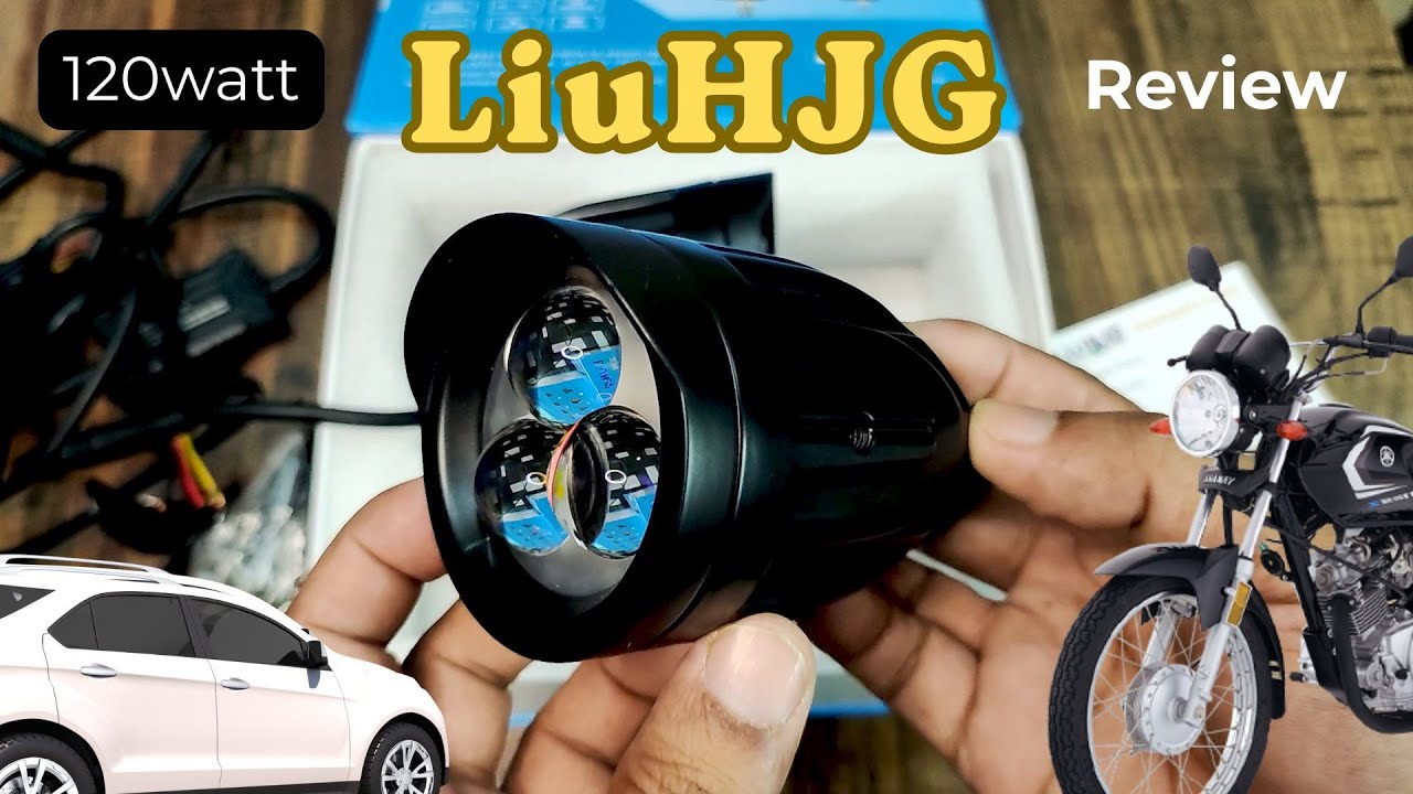 New LiuHJG 3 eye & Mini Mercedes Fog Light for car jeep bike | Review | UnBoxing |@autopointpk