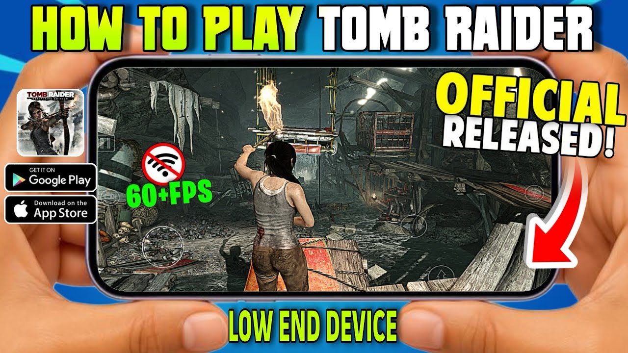🚀 How To Play Tomb Raider Mobile (Android/ iOS) | Full Setup! Tomb Raider 2013 Mobile Gameplay!