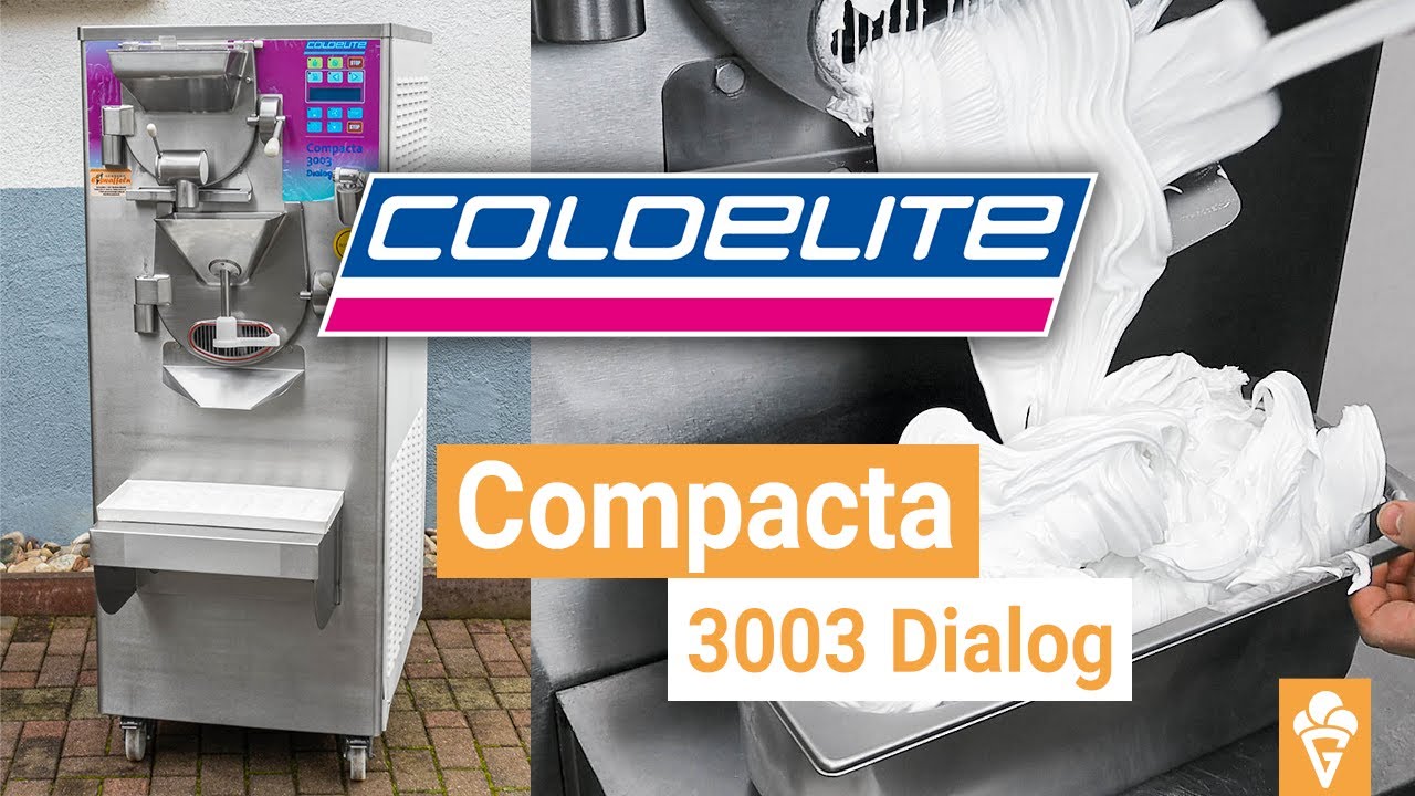 Coldelite Compacta 3003 Dialog Profi Eismaschine mit Pasteurisierer | Eisherstellung