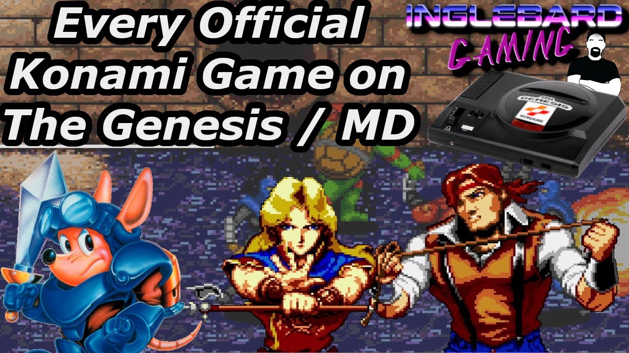 A Look at Every Konami Game on the Sega Genesis and Mega Drive!