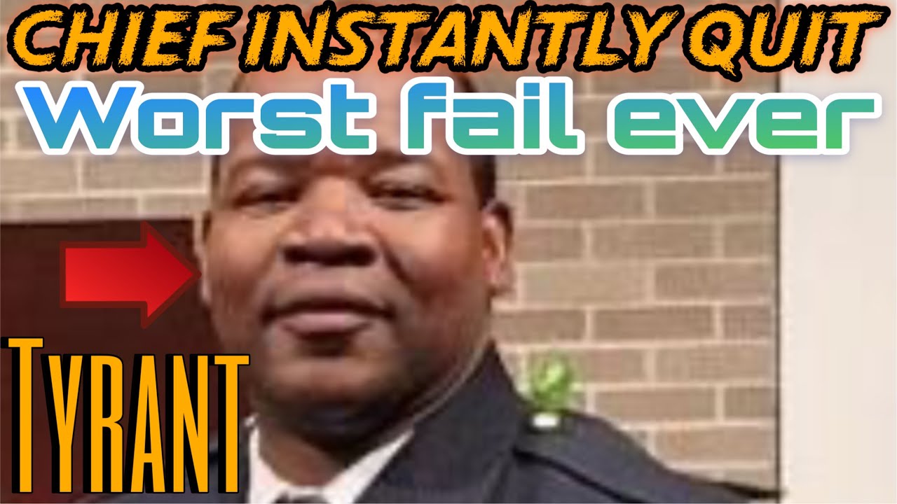 Police Chief Quits After This.. (EPIC FAIL)