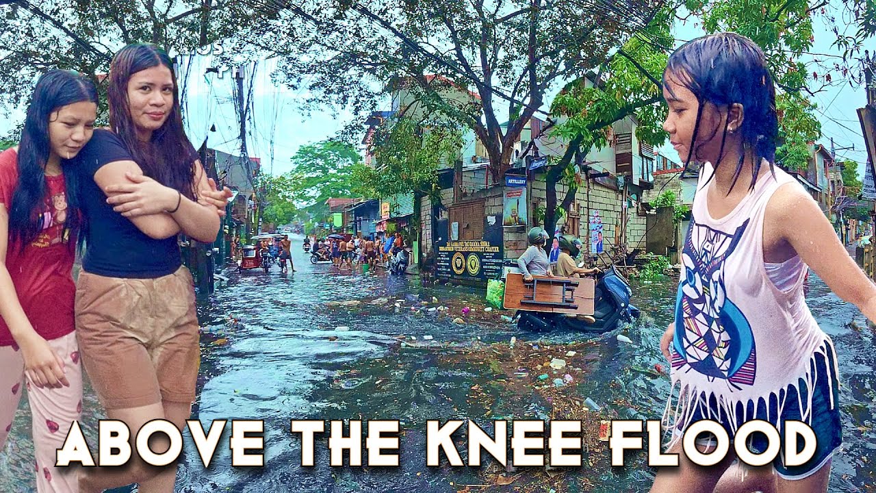 Unbelievable Flood After Extreme Heat: Quezon City’s Streets Overwhelmed | Real Experience | [4K] 🇵🇭