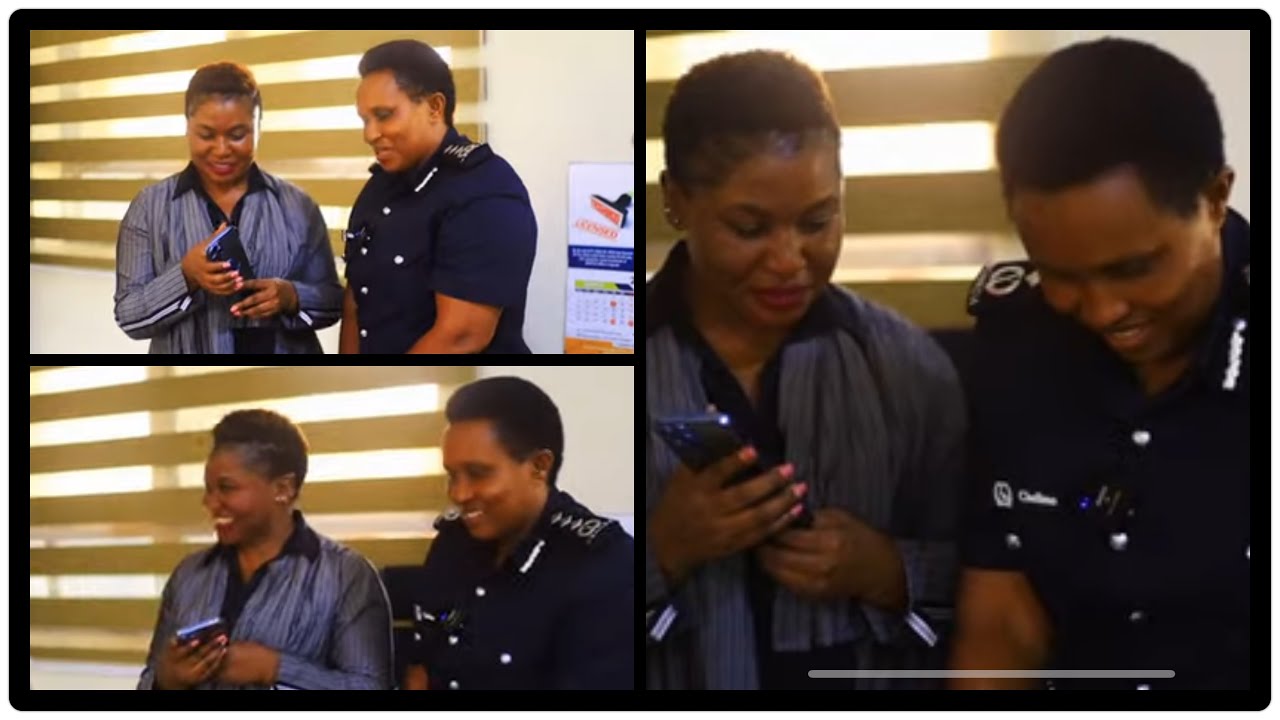 Afande Beata Owa C.I.D was Surprised by Lillian and Cissy at C.I.D Offices in Kibuli