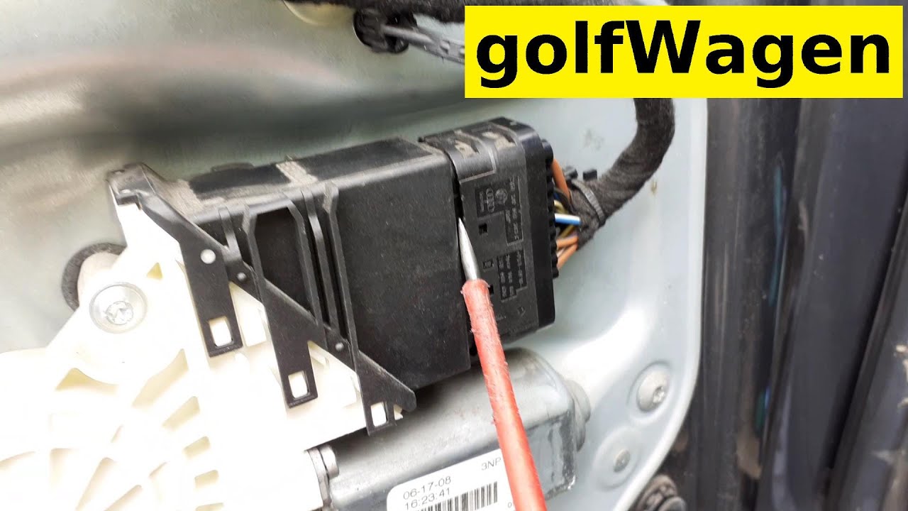 VW Golf 5 rear door LED light install