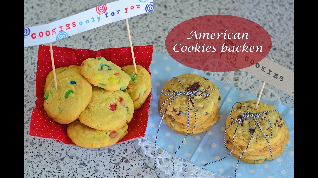 Subway Cookies selber machen/backen - mit "white and dark choclate" oder "M&M`s"