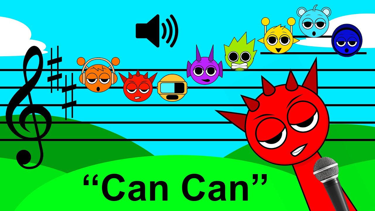 Incredibox Sprunki Notes - Can Can (Cover)