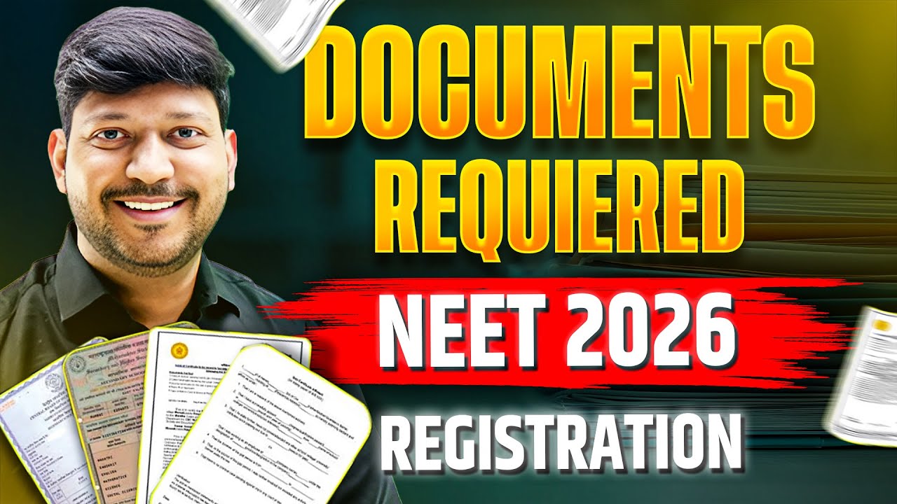 Documents Required for NEET 2026 Registration | Registration started ? | #nta #nmc #mcc #neet2026