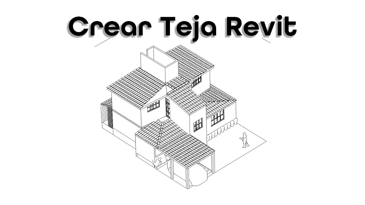 COMO PONER TEJA EN REVIT | ¡Aprende a poner tejas en 3D fácil y rápido!