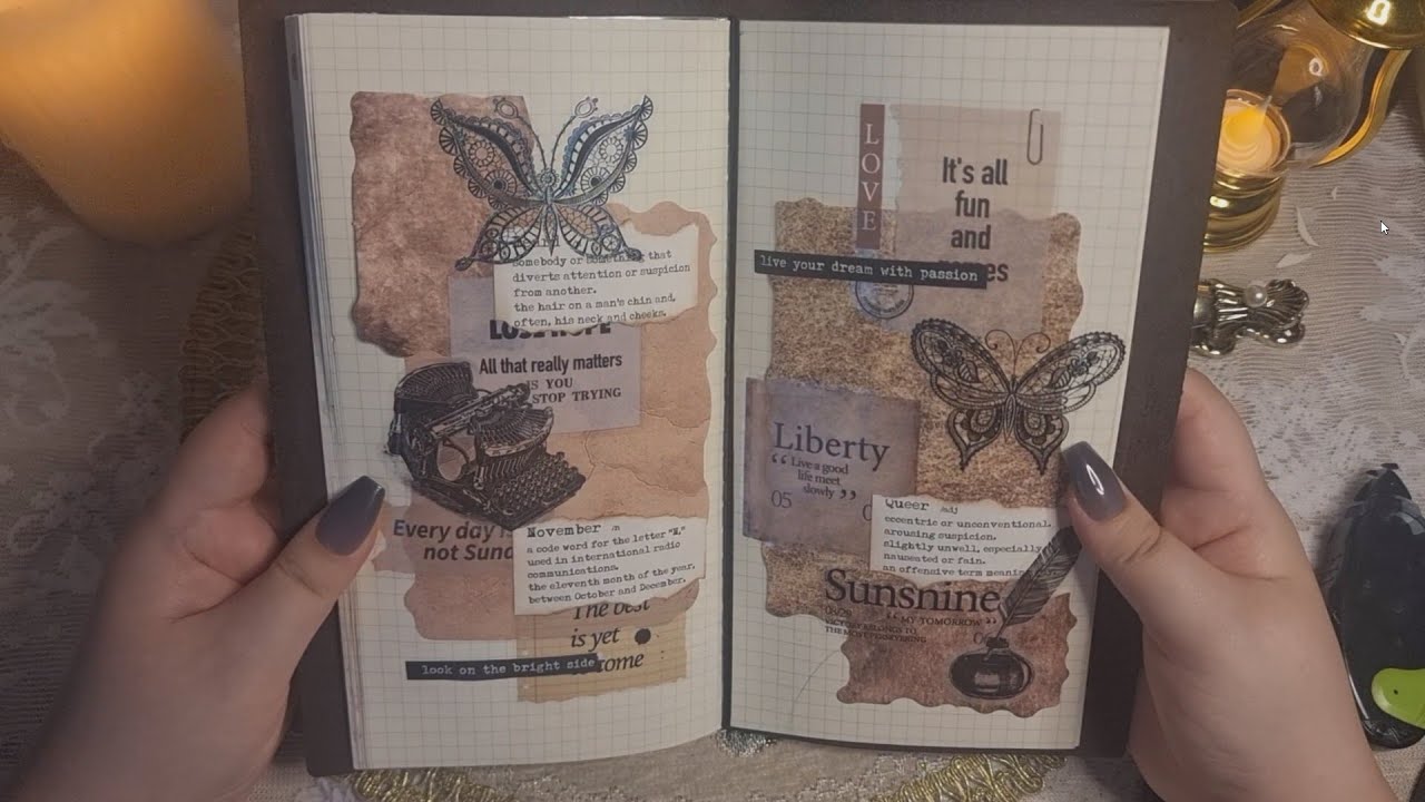 빈티지 다꾸 #journaling #scrapbooking