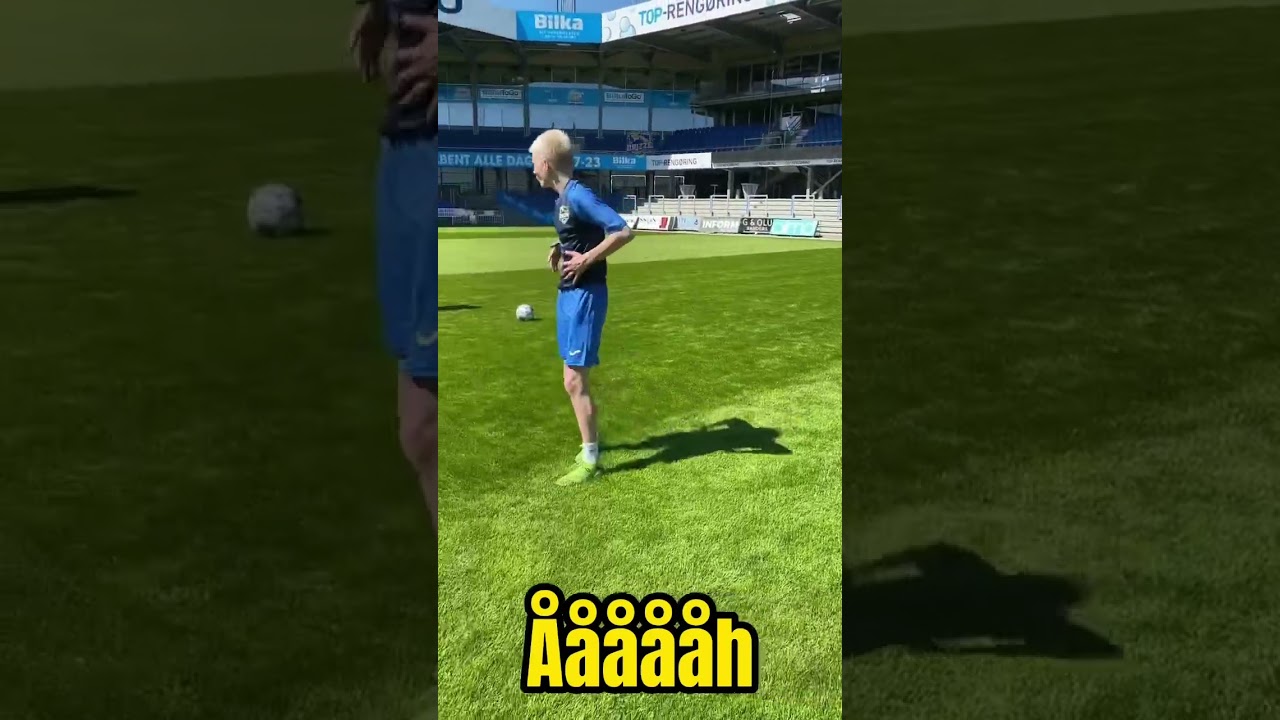Ole-William brager den op i hj&oslash;rnet! 🤩⚽️