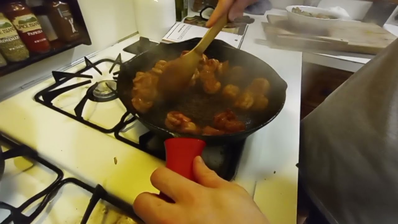 Shrimp fajitas 11