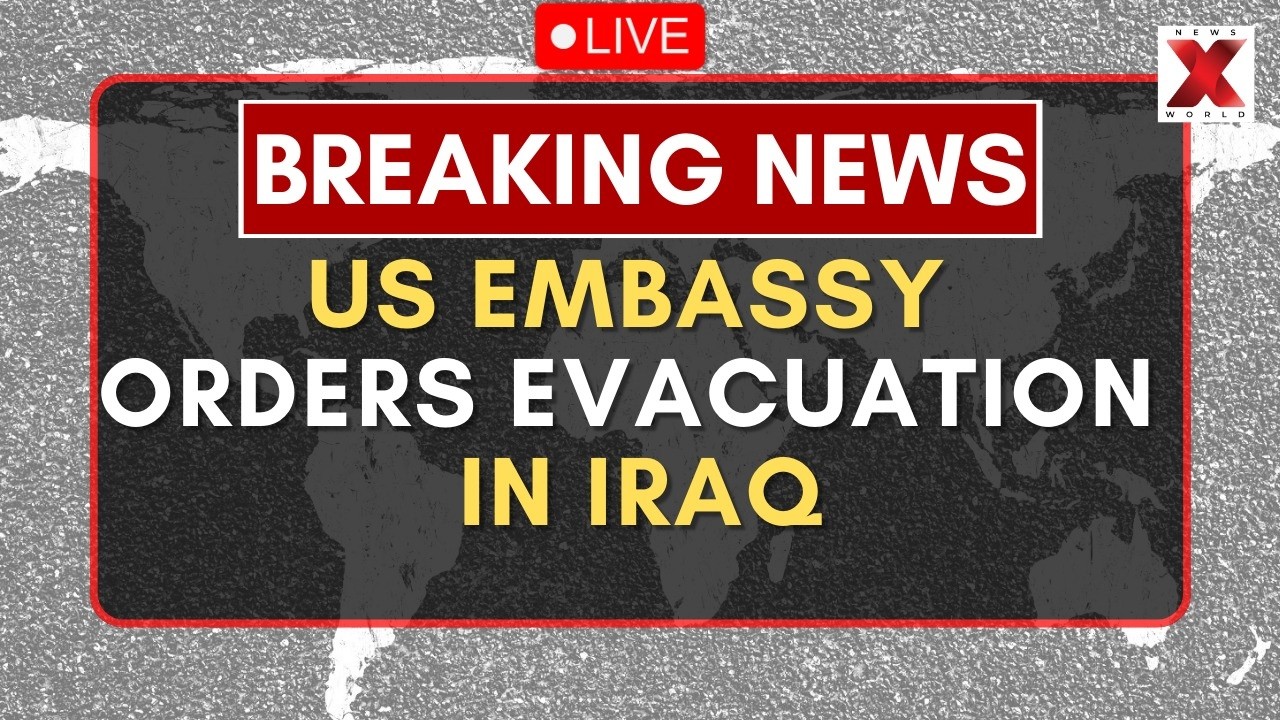 US Iraq Evacuation LIVE : United States Embassy Baghdad Orders Staff Departure Amid | NewsX World