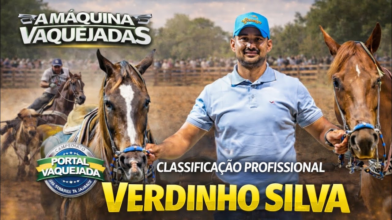 VERDINHO SILVA 1º SENHA CLASSIFICAÇÃO PROFISSIONAL VAQUEJADA AP VIVO 