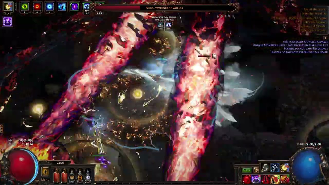 Ziz Rapture HC SSF Class Gauntlet -Sirus Awakener Kill- Der_Kreuzritter_