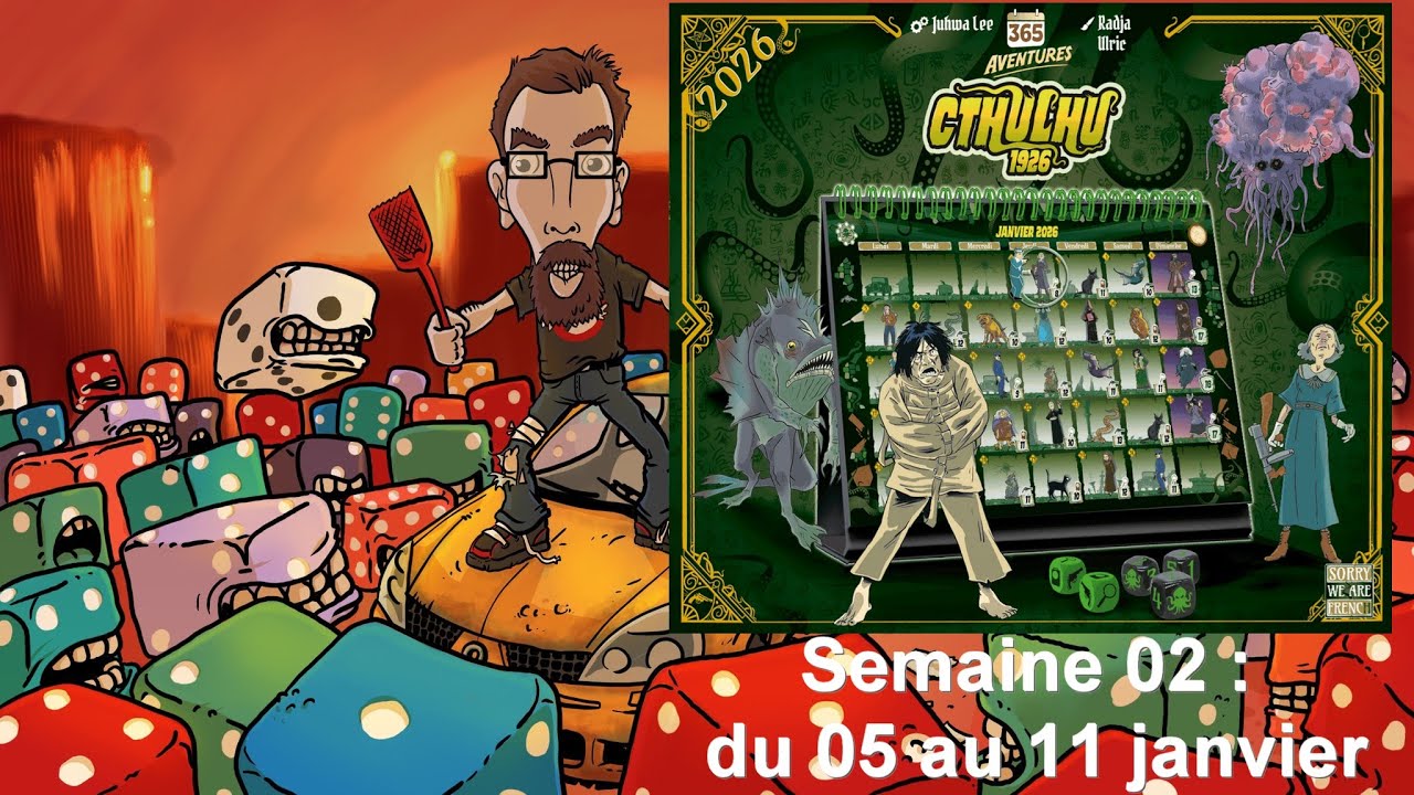 365 Aventures : Chtulhu : semaine  02 du 05 janvier au 11 janvier